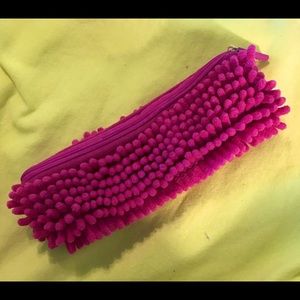 Cute makeup brush bag.